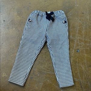 Toddler Girls checkered Gingham Pants